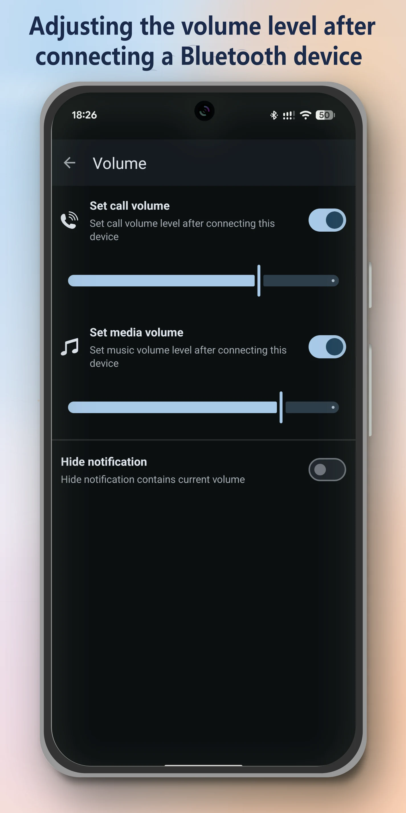 Bluetooth Audio Connect Widget screenshot